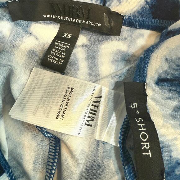 WHBM XS high rise belted tie front Matte jersey stretch pull on shorts SH2 2747 - Picture 4 of 8